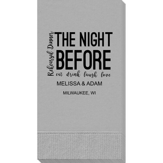 The Night Before Guest Towels